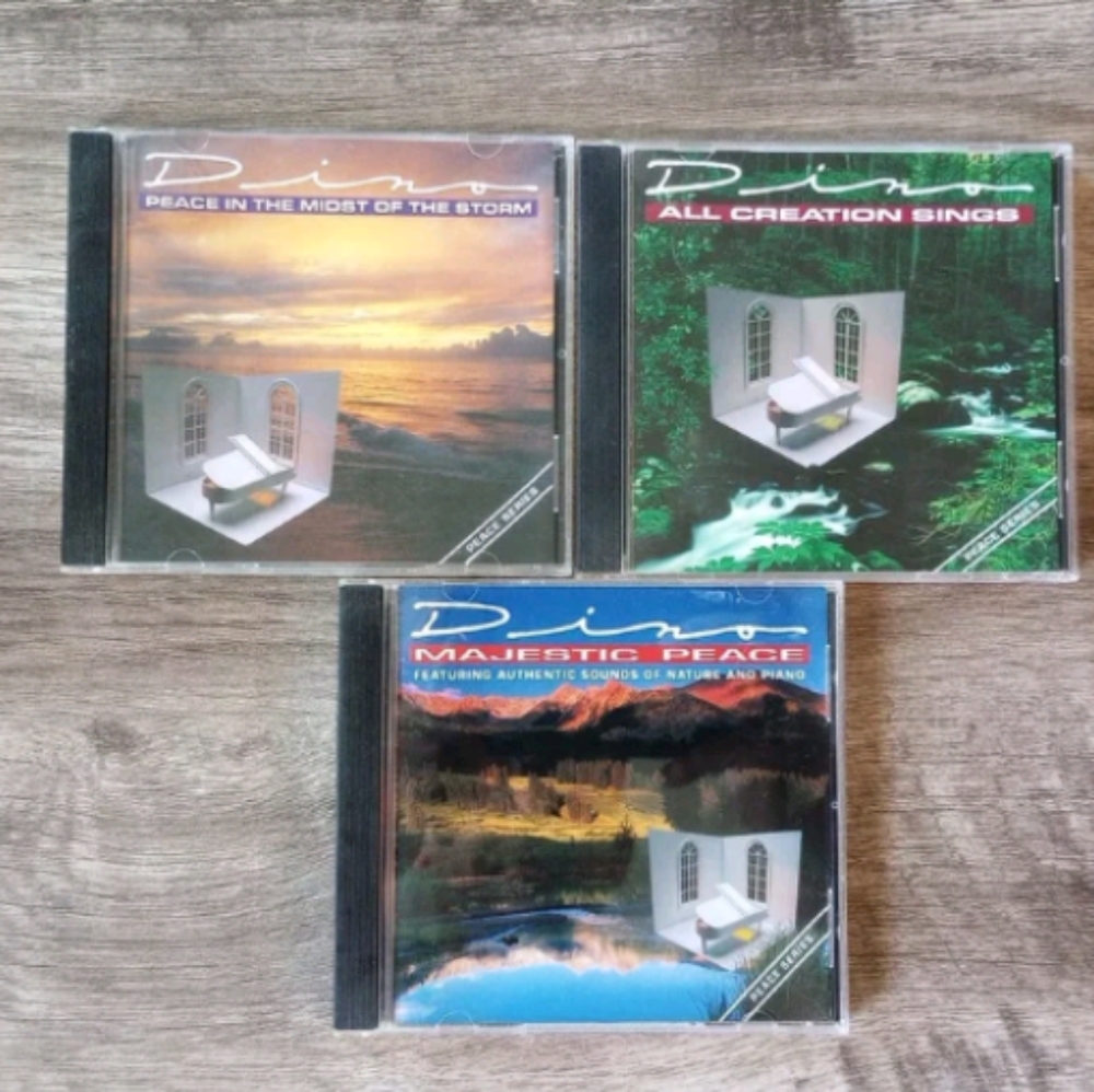 Dino Peace Series-Relaxing Piano Music-Lot Of 3 CDs-Majestic Peace,Peace…